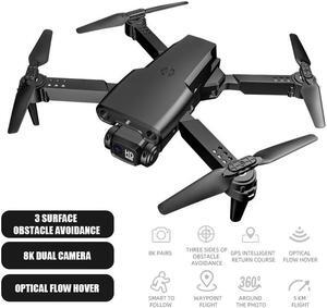 Drone with 4K/720P 2-Axis Gimbal Camera for Adults Beginners, Long Range Professional FPV Quadcopter with Brushless Motor, 3 Batteries 50Mins Flight Time, Smart Return Home