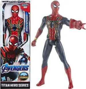 Hero Series Iron Spider 12 Inch Spiderman Action Figure with Power Fx Port