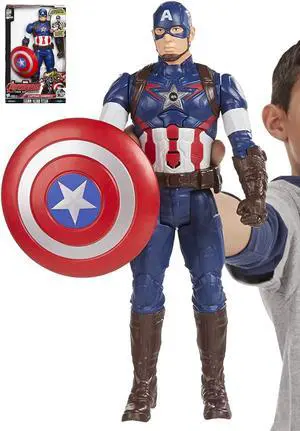 Titan Hero Tech Captain America 12 inch Voice Action Figure