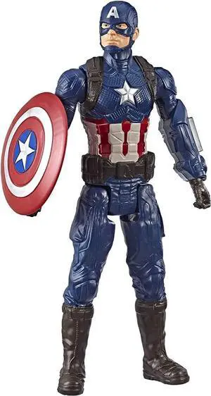 Endgame Titan Hero Series Captain America 12 Inch Action Figure with Power FX Port