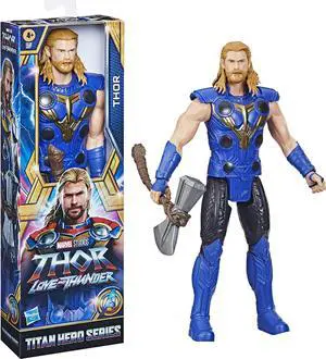 Titan Hero Series Blue Suit Thor 12-Inch Action Figure with Strombreaker Axe