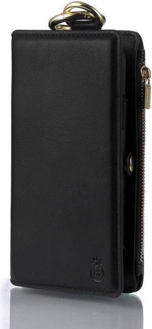 Musubo Business Multifunctional PU Leather with Card Slots Wallet Stand Full Body Shockproof Flip Protective Case for iPhone X / XS / XR / XS Max / 7 / 8 / 7 Plus / 8 Plus / 6 / 6S / 6 Plus / 6S Plus