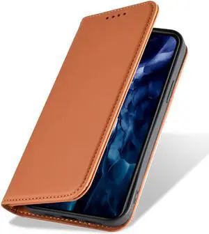 for iPhone 12 Pro / 12 Case Business Flip Magnetic with Multi-Card Slots Wallet Shockproof PU Leather Protective Case