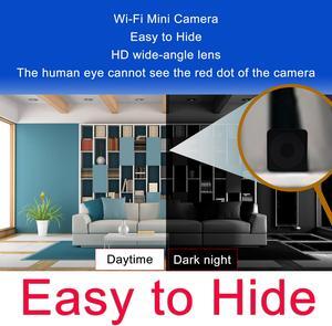 Fenordi brand wireless IP built-in battery camera, hidden camera, spy camera, night vision camera, mini camera, continuous recording for 4.5 hours, support long-term charging. Complete accessories.