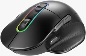 MOUNTAIN Makalu Max Mouse - with Modular Side Grips, Gravity Control System, PixArt 3370 Sensor and Hybrid connectivity