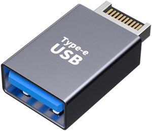 USB A 3.0 Male to USB Type-E Female Converter Adapter for Computer Front Panel Motherboard Internal Adapter