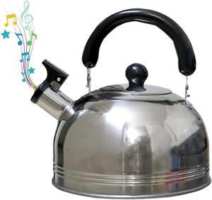 Gibson Mr Coffee 1.5 Quarts Stainless Steel Whistling Stovetop Tea