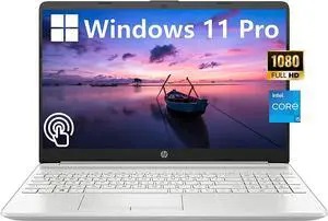 New HP Business Laptop 15.6" Full HD IPS Touchscreen Intel Iris Xe Graphics Intel Core i5-1135G7 16GB DDR4 RAM 256GB SSD HDMI Webcam WiFi Windows 11 Pro Silver