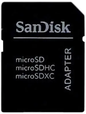 MicroSD to SD Memory Card Adapter , Black MicroSD to SD Memory Card Adapter , Black