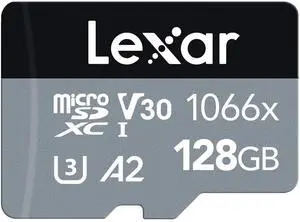 Lexar microSDXC Card 128GB High-Performance 1066x UHS-I U3