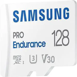 Samsung PRO Endurance 128GB microSDXC UHS-I U3 100MB/s Video Monitoring Memory Card with Adapter (MB-MJ128KA)