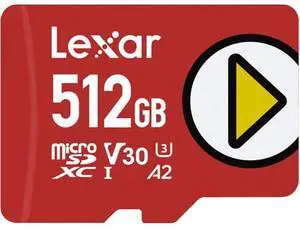 Lexar microSDXC Card 512GB Play 1066x UHS-I U3 up to 150MB/s Lexar microSDXC Card 512GB Play 1066x UHS-I U3 up to 150MB/s