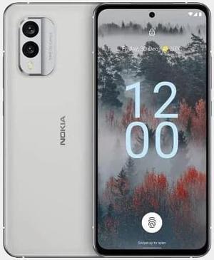 Nokia X30 5G DualSim 256GB ROM  8GB RAM GSM only  No CDMA Factory Unlocked 5G Smartphone Ice White  International Version