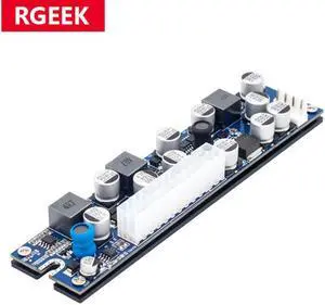 RGEEK DC DC ATX Peak PSU 19V 200W Pico ATX Switch Mining PSU 24pin MINI ITX DC to ATX PC Power Supply For Computer RGEEK DC DC ATX Peak PSU 19V 200W Pico ATX Switch Mining PSU 24pin MINI ITX DC to ATX PC Power Supply For Computer