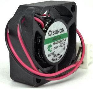 mini micro cooling fan 25mm Sunon GM0502PFV3-8 DC5V 0.2W 25x25x10MM 2.5cm 2Lines Ultra thin set top box Cooling fan
