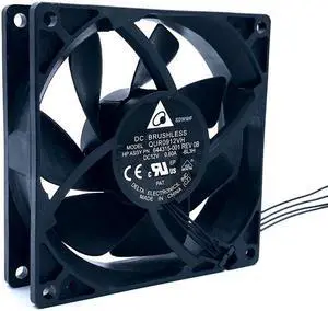 for delta QUR0912VH 9CM 92mm 92*92*25mm 12V 0.60A 4 lines pwm large air volume computer CPU radiator fan Mini water fan