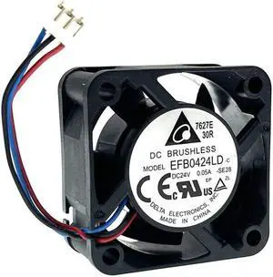 40mm 24V Fan,for DELTA EFB0424LD -SE28 4020 40X40X20 mm 4cm 0.05A 3-wire 3Pin Quiet Converter Chassis 3D Printer Cooling 40mm 24V Fan,for DELTA EFB0424LD -SE28 4020 40X40X20 mm 4cm 0.05A 3-wire 3Pin Quiet Converter Chassis 3D Printer Cooling