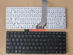 Clavier anglais pour ASUS K45 K45A K45VD K45VJ K45VM K45VS, MP-10H73US-698W
