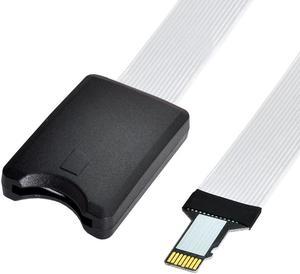 Micro-SD TF Memory Card Kit Male to SD Female Extension Soft Flat FPC Cable Extender 25cm