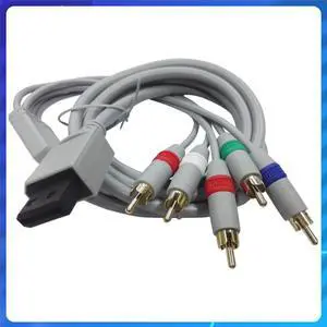 WII 1080P Component Cable 5RCA cable For Nintendo Wii AV video Audio cable 1.8M Support 1080i / 720p HDTV System AV Cable Cord WII 1080P Component Cable 5RCA cable For Nintendo Wii AV video Audio cable 1.8M Support 1080i / 720p HDTV System AV Cable Cord