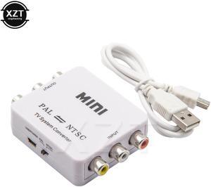 Mini Portable PAL to NTSC or NTSC TO PAL Bi-directional Dual-Way TV Format Video System Composite Convertor