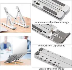 Adjustable Laptop Stand Folding Portable Lapdesk For Laptop Office Lapdesk Foldable Ergonomic Notebook Stand Bracket Holder