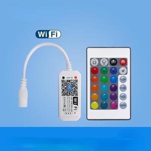 DC5V-24V RF Wireless WiFi RGB Controller Voice Control for RGB LED Strip Light APP Remote Control Magic Home Tape Lights