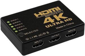 HDMI-compatible Switcher Five-Cut One 4K*2K Hdtv 3D 5 In 1 Out Ultra Hd Security Video Switcher Five In One Out Switch