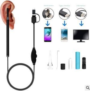 Mini Clean Ear Endoscope Camera for Smartphone Android Camera Borescope Otoscope Probe Endoscope Micro Mobile Usb Endoscopi P6j2