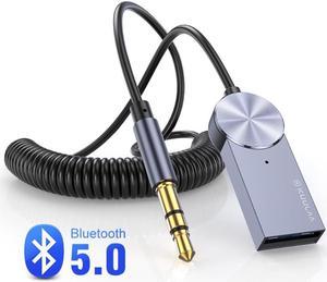 Aux Bluetooth Adapter Dongle Cable For Car 3.5mm Jack Aux Bluetooth 5.0 Receiver Speaker Audio Music Transmitter