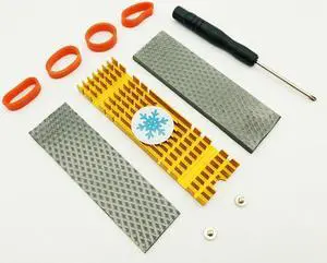 5PCS Heatsink Heat Dissipation Aluminum Radiator M.2 NGFF Cooling Cooler Heat Sink Heatsink Thermal Pads for 2280 M.2 NGFF SSD