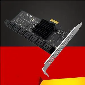 PCIE SATA Adapter SATA Controller 16 Port PCI Express X1 to SATA 3.0 Expansion Card Riser 6Gbps Add On Cards for Chia Mining PCIE SATA Adapter SATA Controller 16 Port PCI Express X1 to SATA 3.0 Expansion Card Riser 6Gbps Add On Cards for Chia Mining