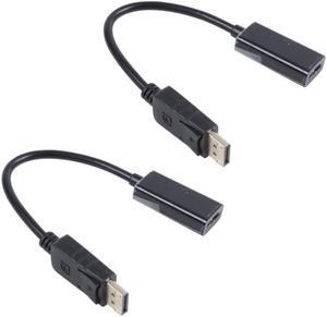 2X DP Display Port Male To HDMI Female Cable Converter Adapter