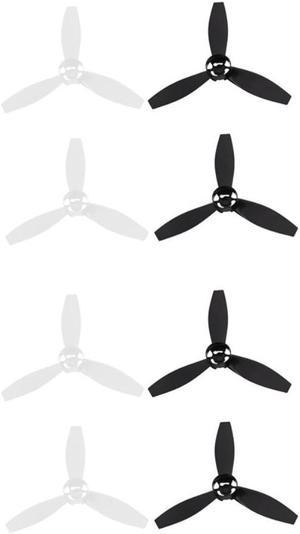 8 Propellers Props Replacement Parts Blades For Parrot Bebop 2 Drone Black White