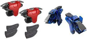 Mobile Gaming Trigger Joystick For PUBG And 2 Pairs Gaming Finger Covers & X7 Finger Trigger Controller For PUBG