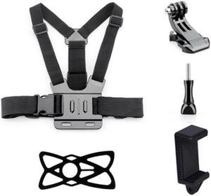 Universal Smartphone Adjustable Phone Clip Holder Chest Belt Mount For Gopro Hero 10 9 8 7 4K Accessories