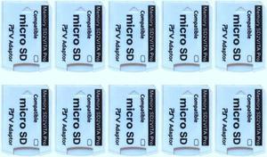 10X Version 6.0 SD2VITA for PS Vita Memory TF Card for PSVita Game Card PSV 1000/2000 Adapter Micro-SD Card R15