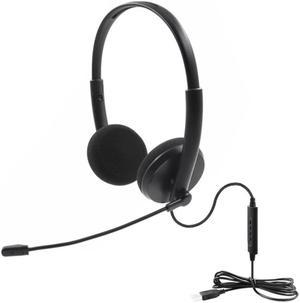 USB Call Center Headset With Noise Cancelling Mic For PC Home Office Phone Customer Service Plug And Play