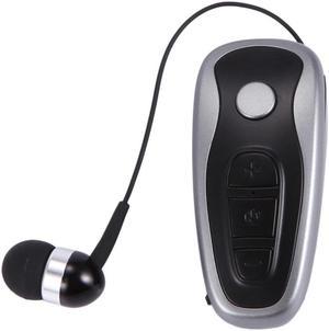 Q7 Wireless Convenient Bluetooth 4.1 Earphone Stereo Headset Voice Report In-Ear Retractable Wire Business Neck Clip Design