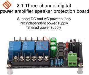 Class D Digital Power Amplifier Audio Speaker Protection Board DC 12V-16V 2.1 Three-channel Power Amplifier Board Module