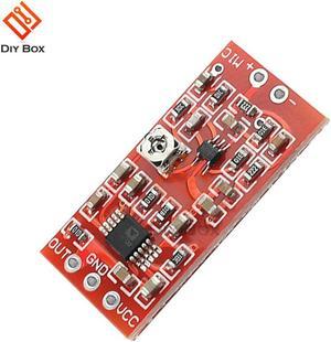 MAX4466 Electret Microphone Amplifier Board Preamplifier Module with SSM2167 Voice Compression Amp