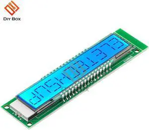 SPI LCD Display Module LED Module 10 Bit 16 Segment Module Digital Segment Tube With Blue Backlight TM1622 Chip DM8BA10 NO PIN