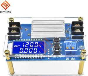 DC-DC DC 9 -45V to 10 -50V 5A Step Up Power Supply Module Adjustable Boost Adapter CV/CC Converter LCD Display with Case