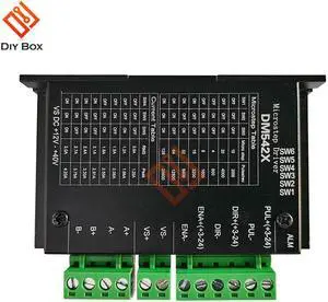 DM542X Digital DSP Stepper Motor Driver 2 Phase 4.2A for 42/57 Stepper Motor 128 Subdivision Low Noise Low Voltage Version