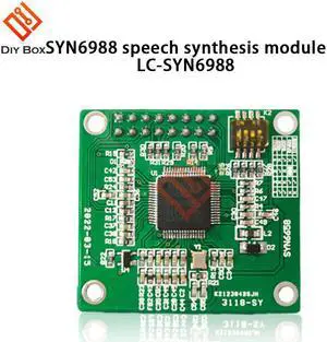 SYN6988 Chinese English Speech Synthesis Module UART SPI Communication Interface Low Power Consumption Audio Decoder Board