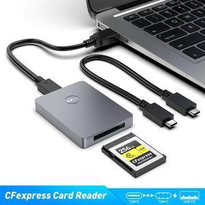 Lecteur de cartes Portable tout-en-un, USB 3.1 Gen 2, 10Gbps, CFexpress, Type B, pour ordinateur Portable, mémoire intelligente