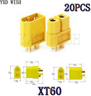 Connecteurs de balles XT60 mâles et femelles, 20 pièces, 10 paires, pour batterie RC Lipo XT-60, connecteur, Kit de bricolage