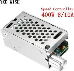 Contrôleur de vitesse de moteur PWM réglable 400W, Module de régulateur de tension, interrupteur de commande, 12V/24V/36V/60V, 8a