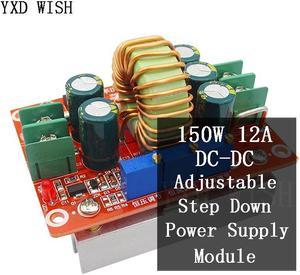 Carte d'alimentation réglable CV CC Buck, 150W 12A DC-DC, Module d'alimentation à tension constante, courant continu