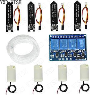 Kit d'irrigation automatique DIY, système d'arrosage automatique pour jardin et fleurs, Module d'humidité du sol avec relais capacitif